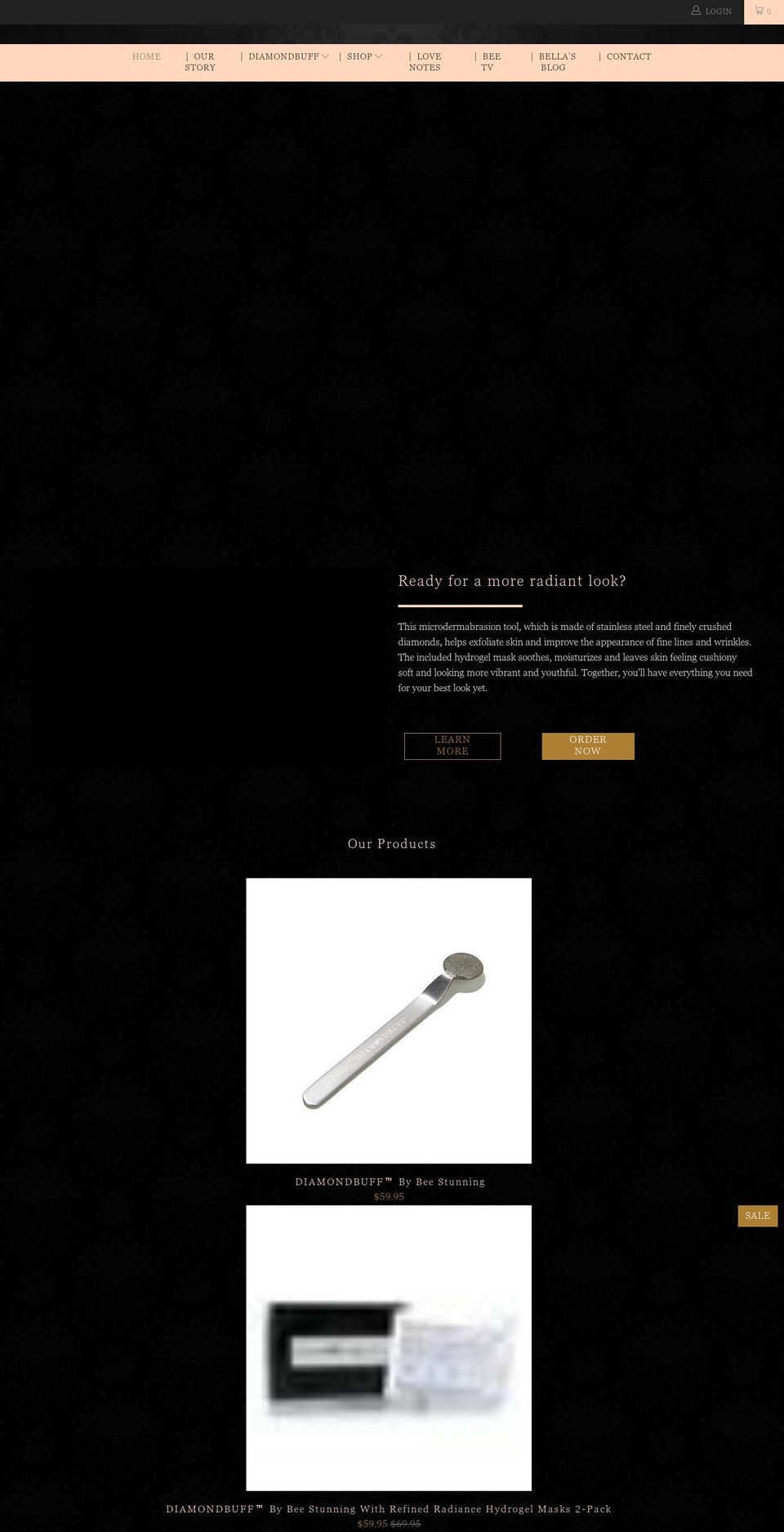 beestunning.com shopify website screenshot