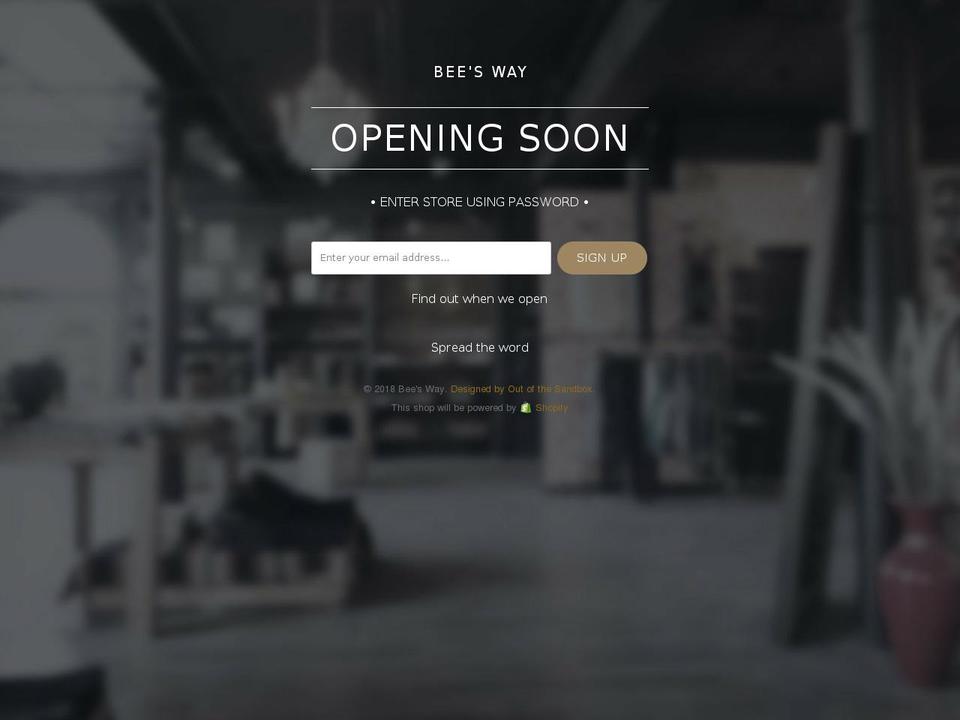 beesway.com — Shopify storefront screenshot