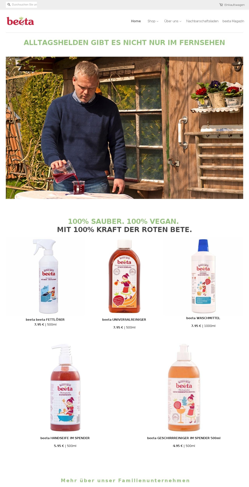 beeta-online.de shopify website screenshot