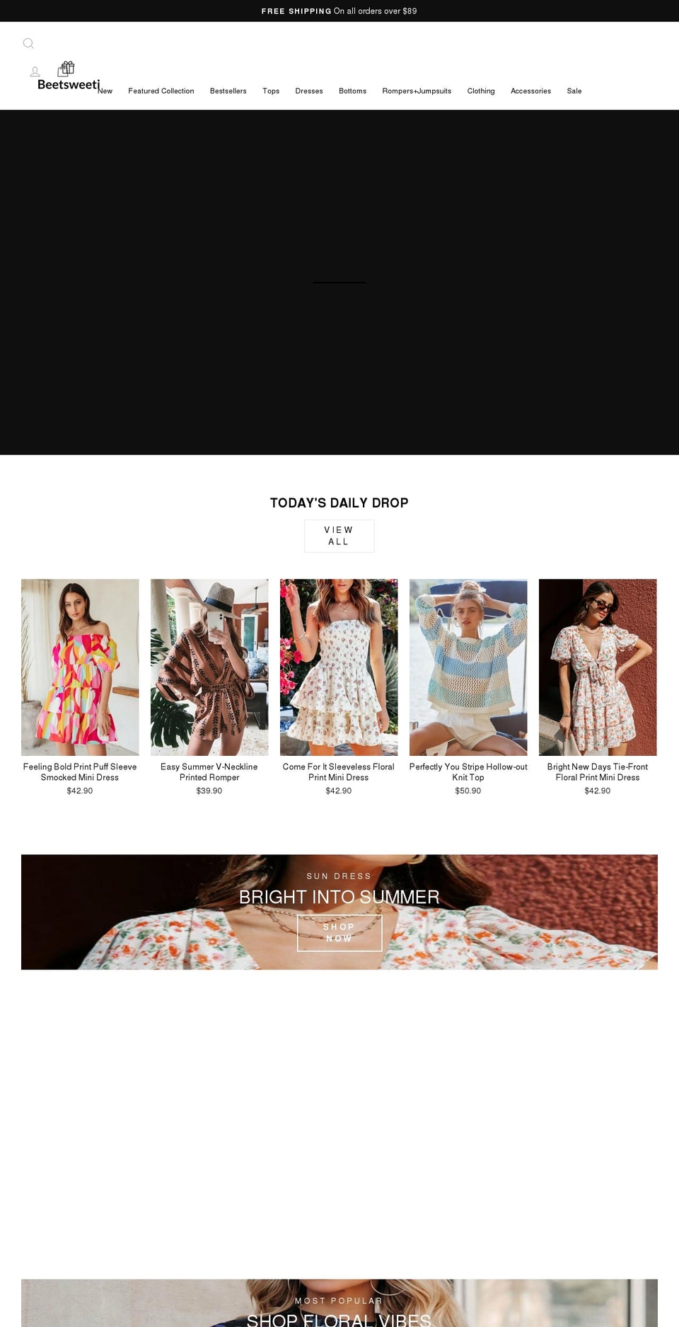 beetsweeti.com — Shopify storefront screenshot