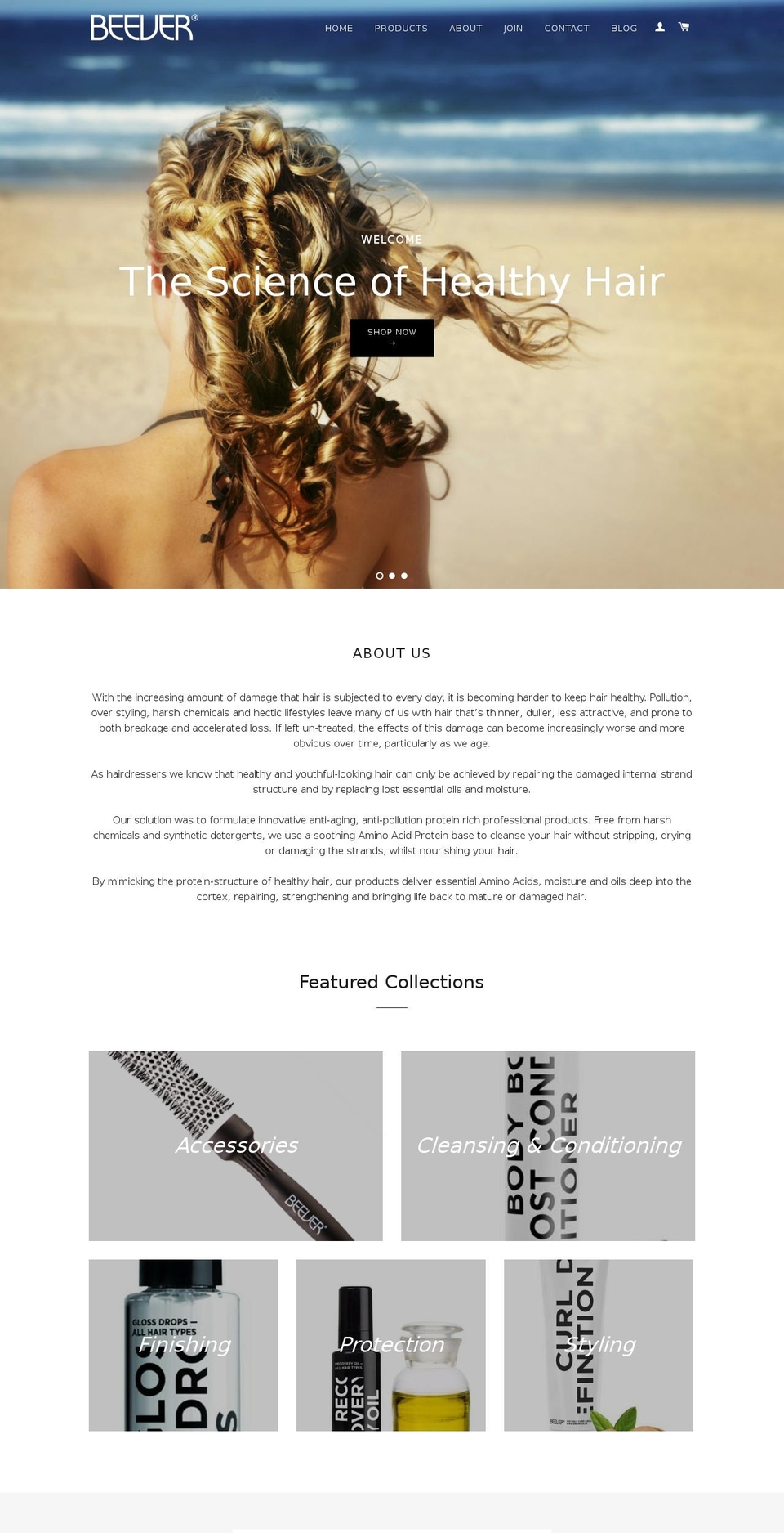 beever.co.uk shopify website screenshot