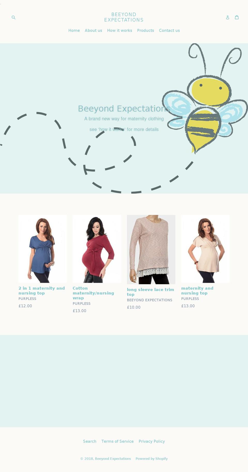 beeyond-expectation.com — Shopify storefront screenshot