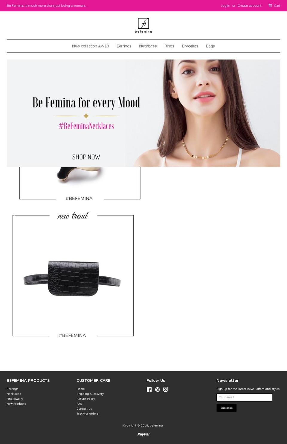 befemina.com — Shopify storefront screenshot