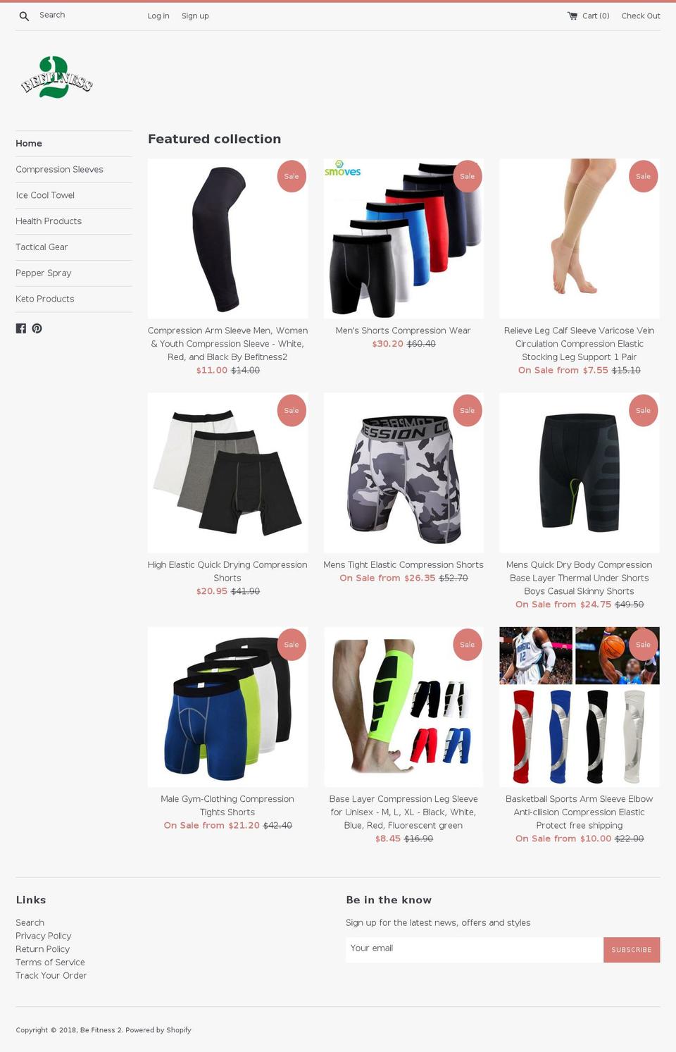 befitness2.com — Shopify storefront screenshot
