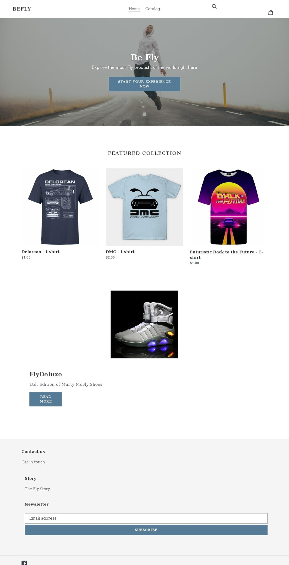 befly.store shopify website screenshot