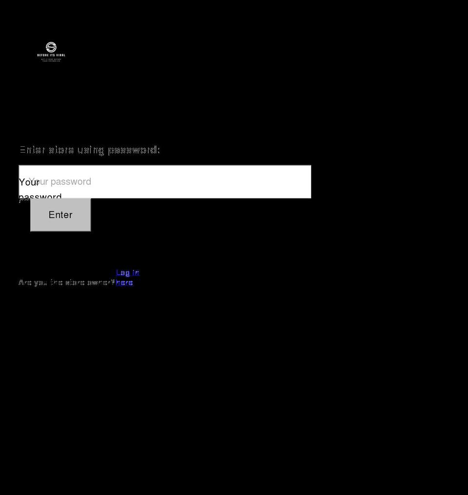 beforeitstrendy.com shopify website screenshot