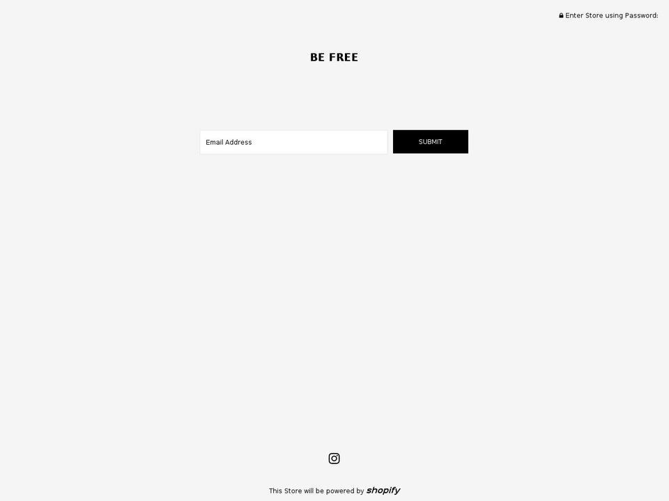 befreeshoponline.com — Shopify storefront screenshot