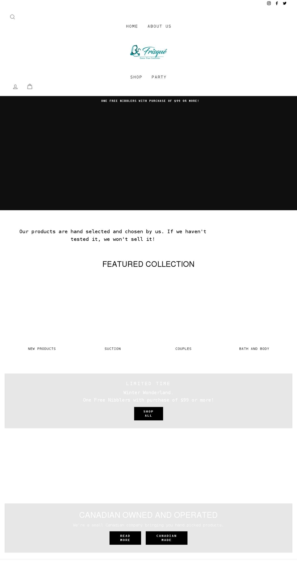 befrisque.ca shopify website screenshot
