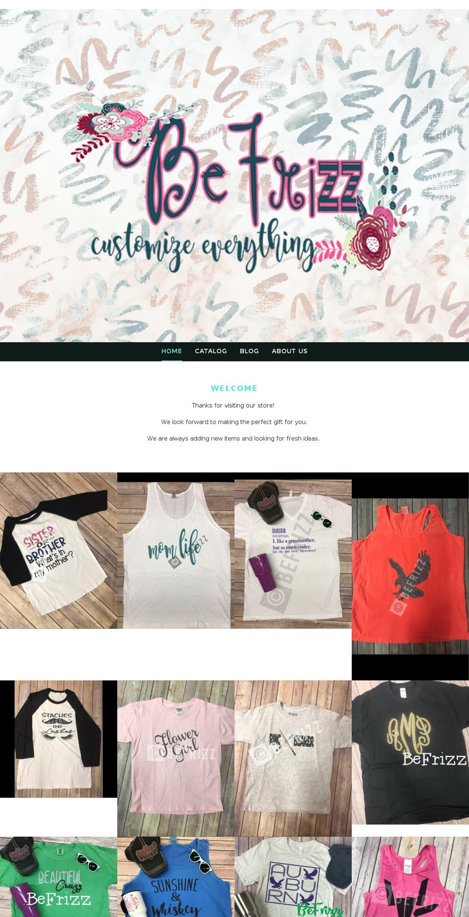 befrizz.com — Shopify storefront screenshot