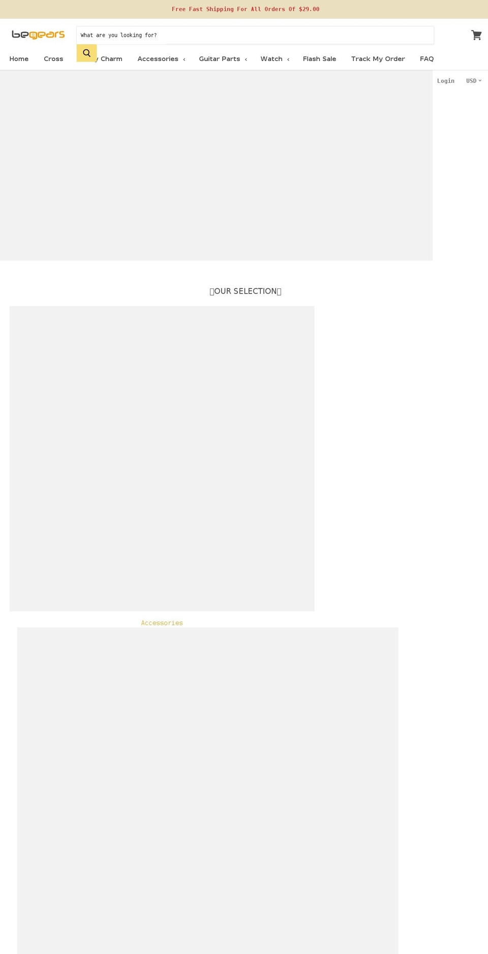 begears.com shopify website screenshot