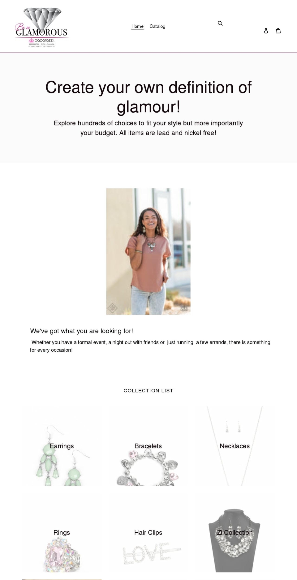 beglamgoals.com shopify website screenshot
