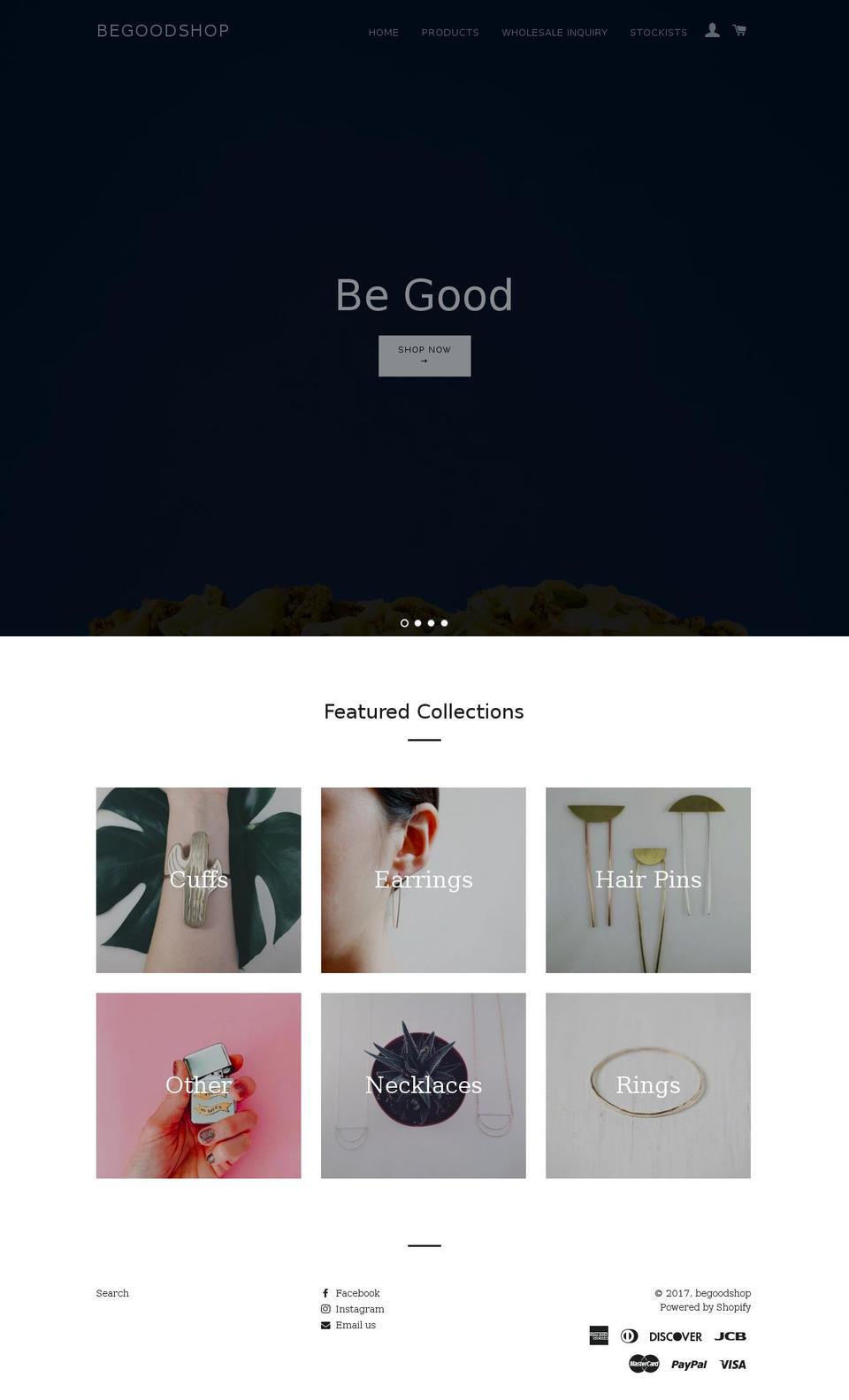 begoodblog.com shopify website screenshot