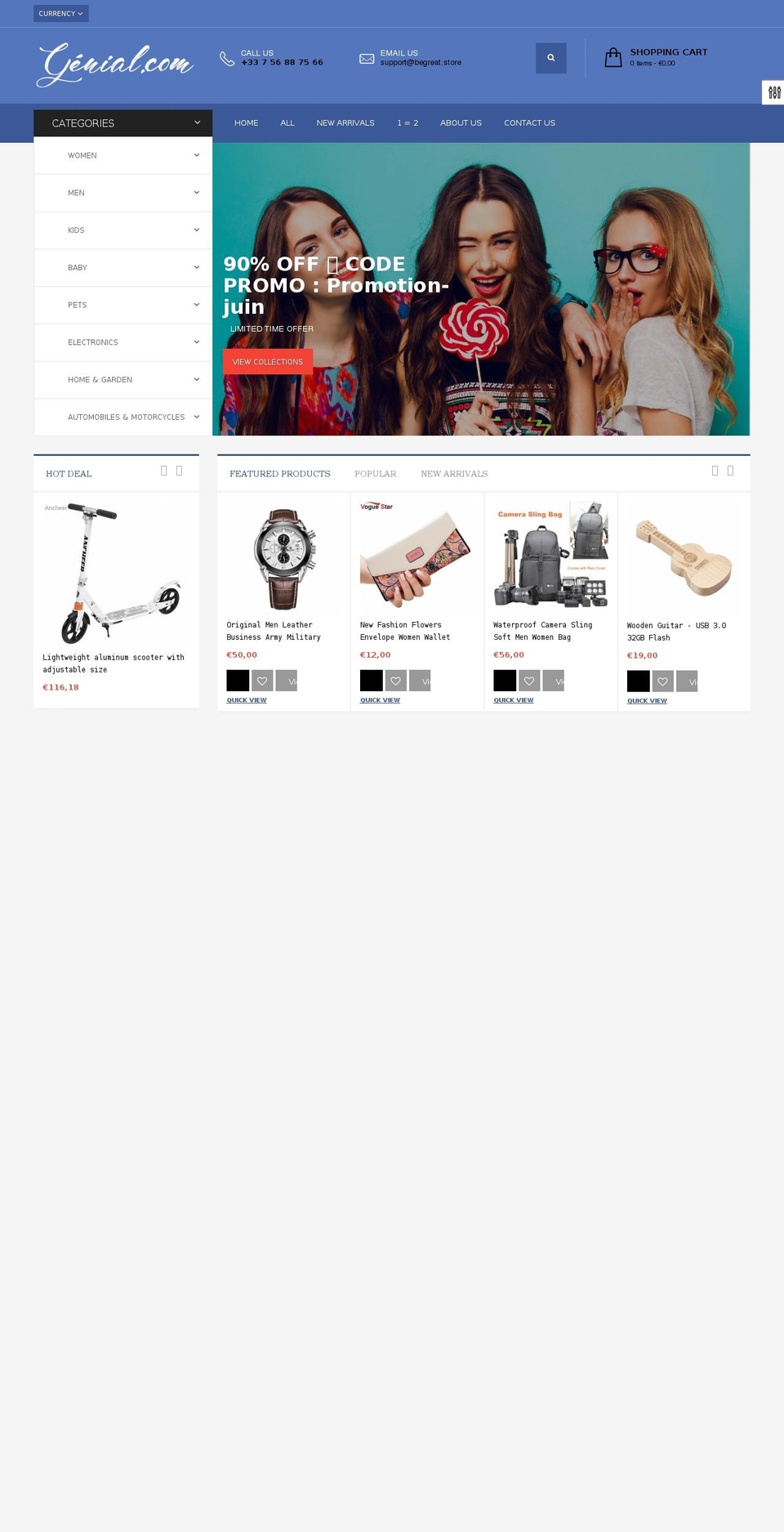 begreat.store shopify website screenshot