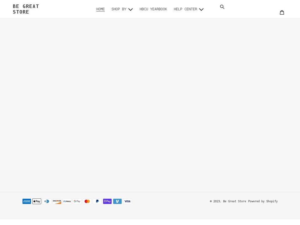 begreatstore.com shopify website screenshot
