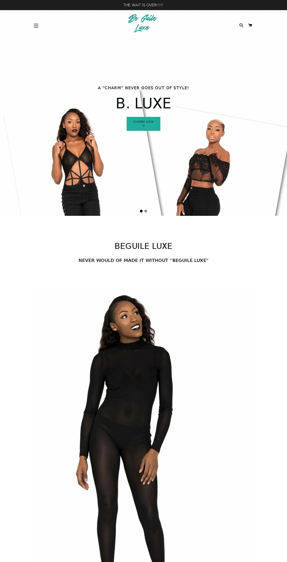 beguileluxe.design shopify website screenshot