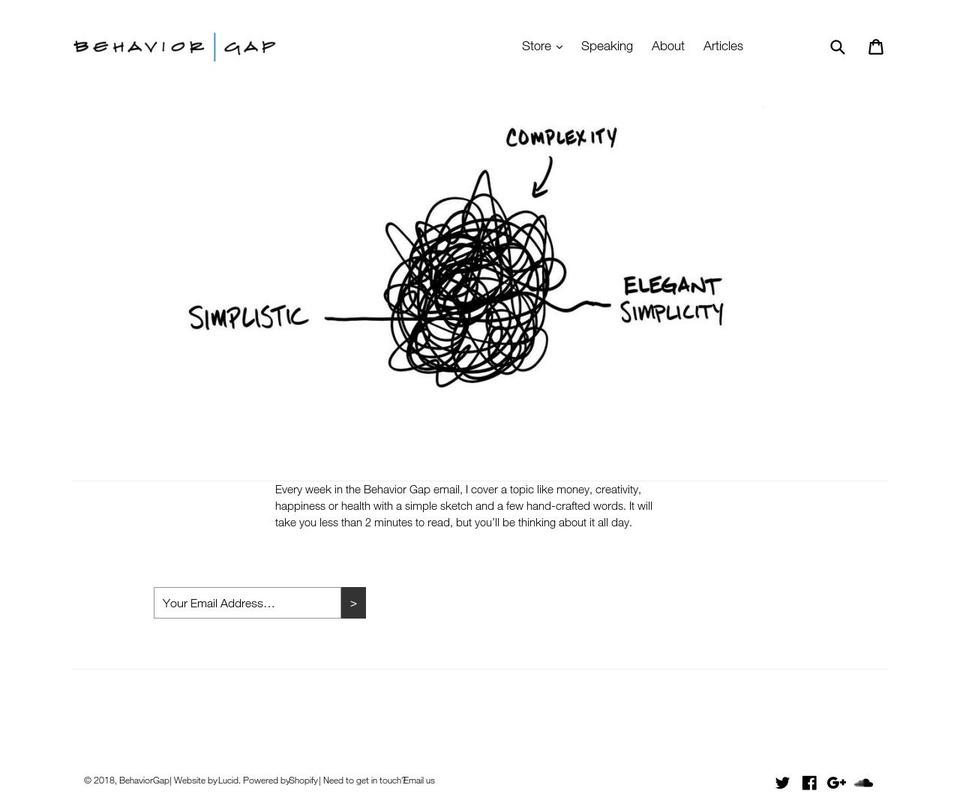behaviourgap.com — Shopify storefront screenshot