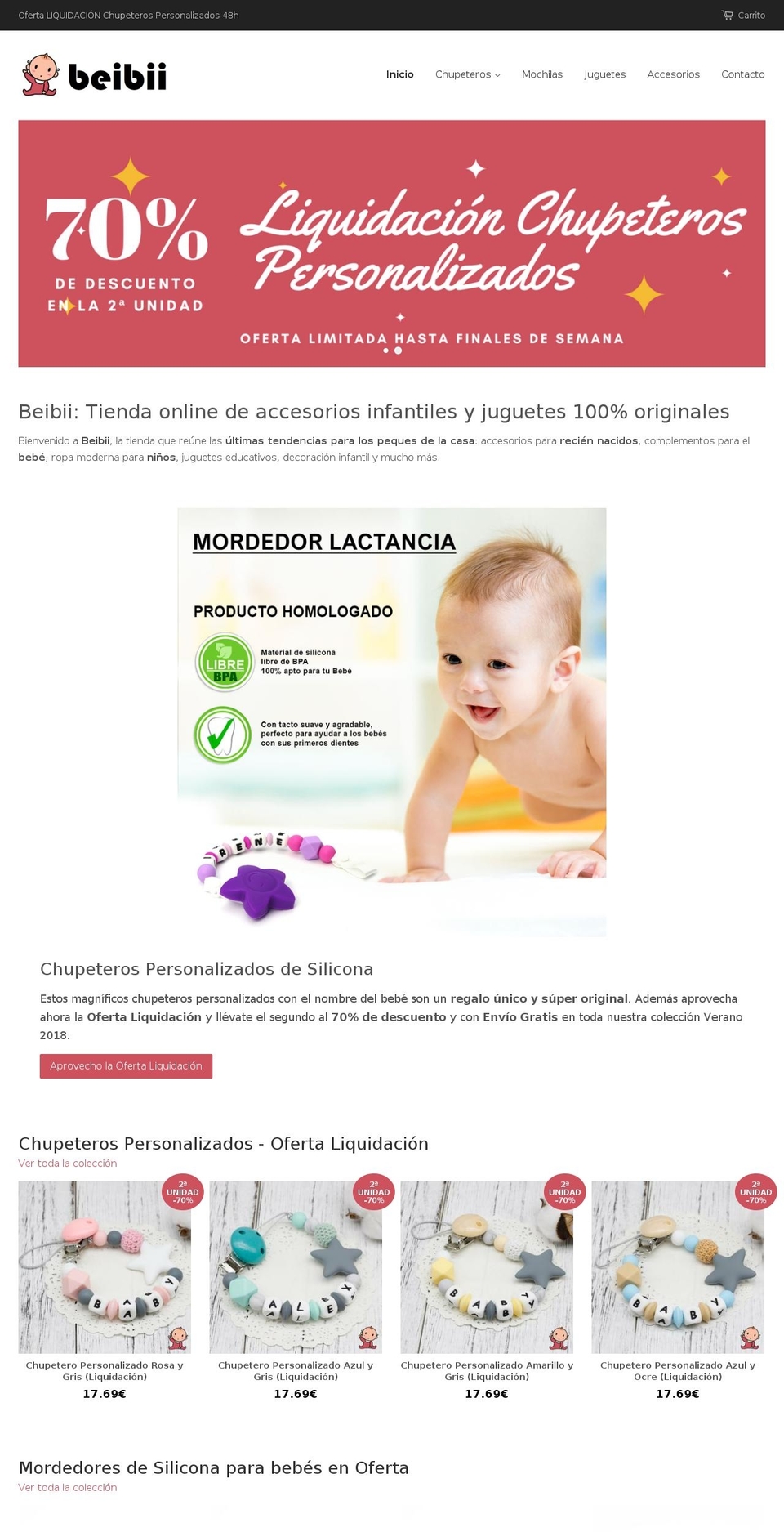 beibii.com — Shopify storefront screenshot