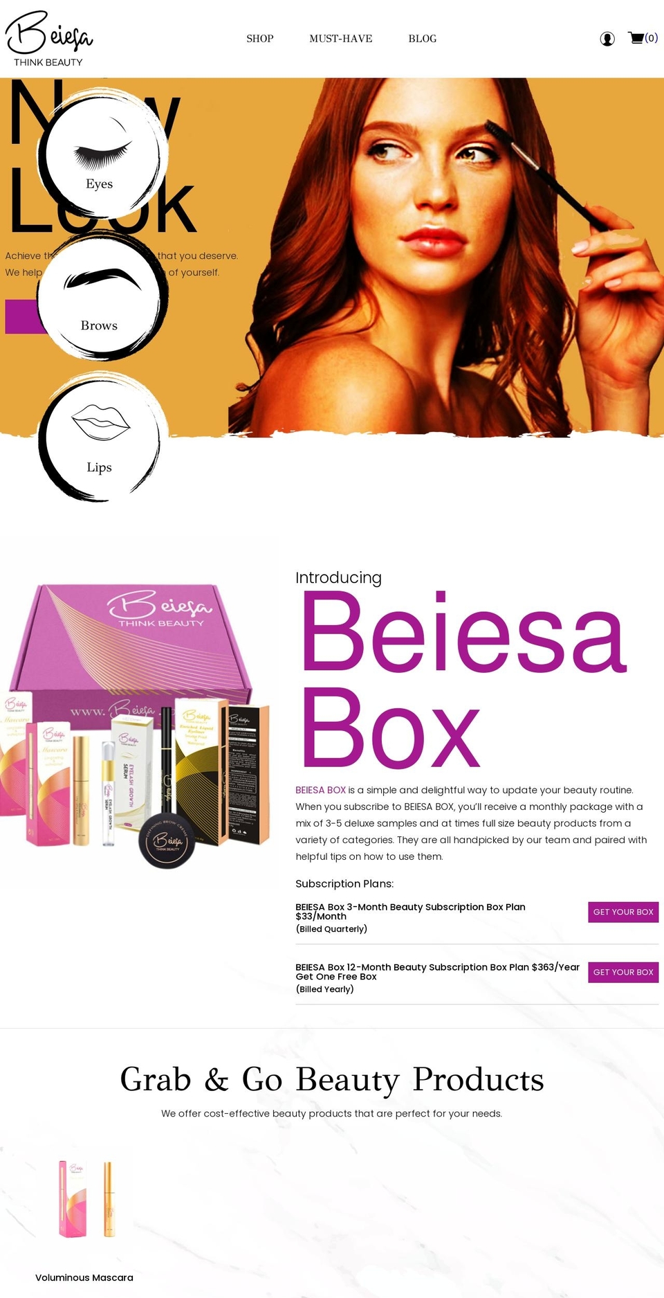 beiesa.com shopify website screenshot
