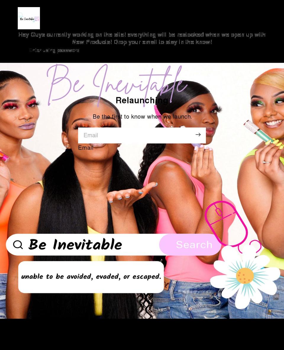 beinevitablegang.com shopify website screenshot
