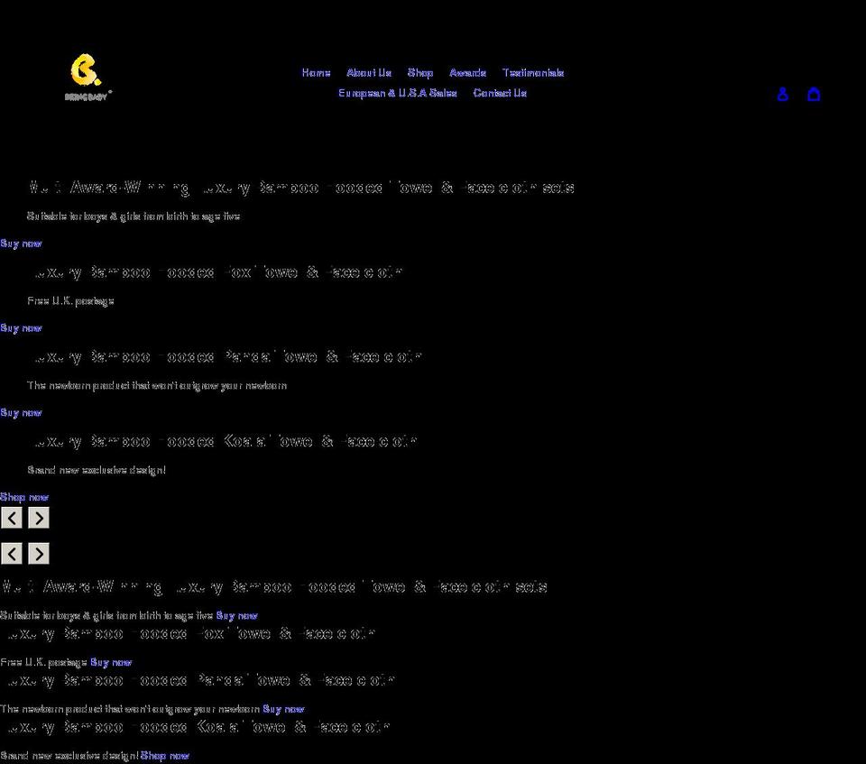 beingbaby.net shopify website screenshot