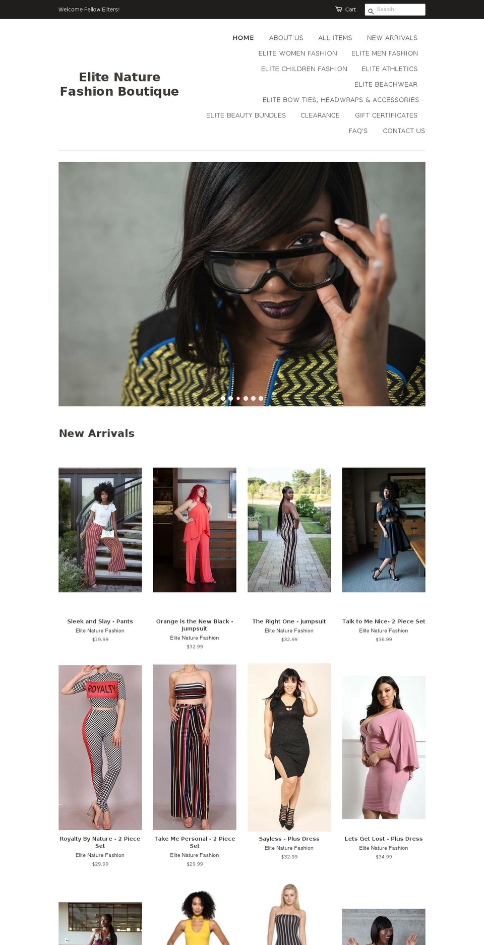 Elite Nature Shopify theme site example beinxposedonline.com