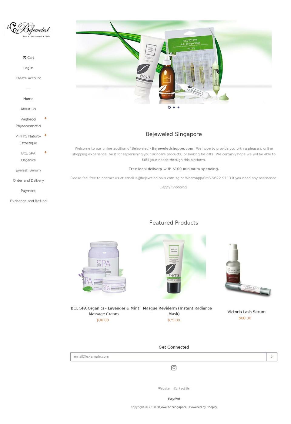 bejeweledshoppe.com — Shopify storefront screenshot