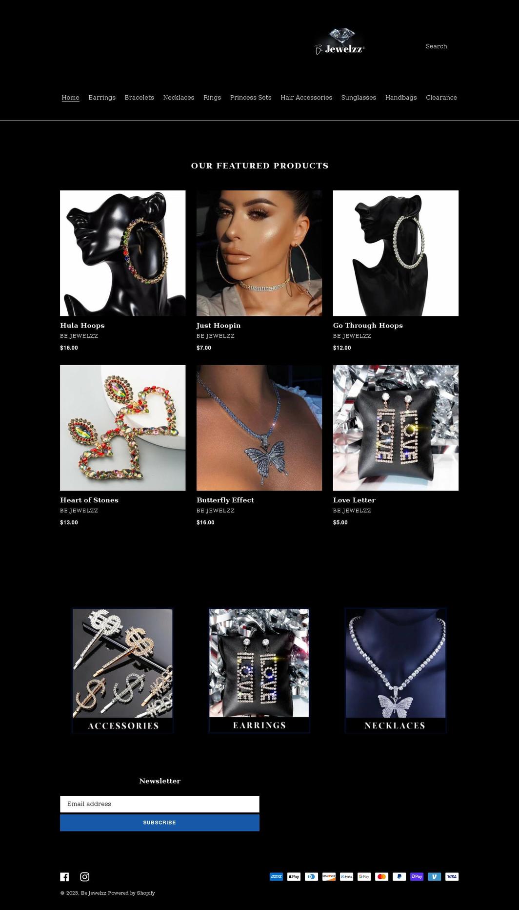 New Site Shopify theme site example bejewelzz.com