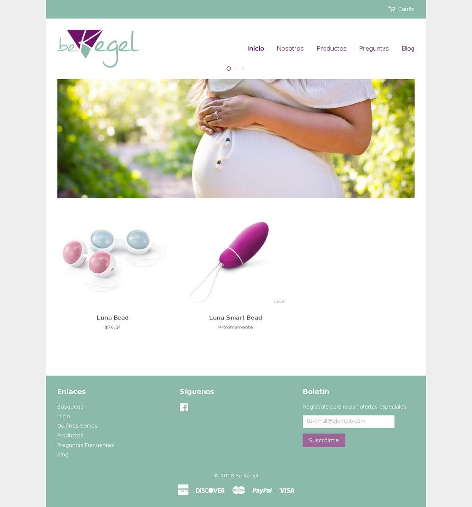 bekegel.com — Shopify storefront screenshot