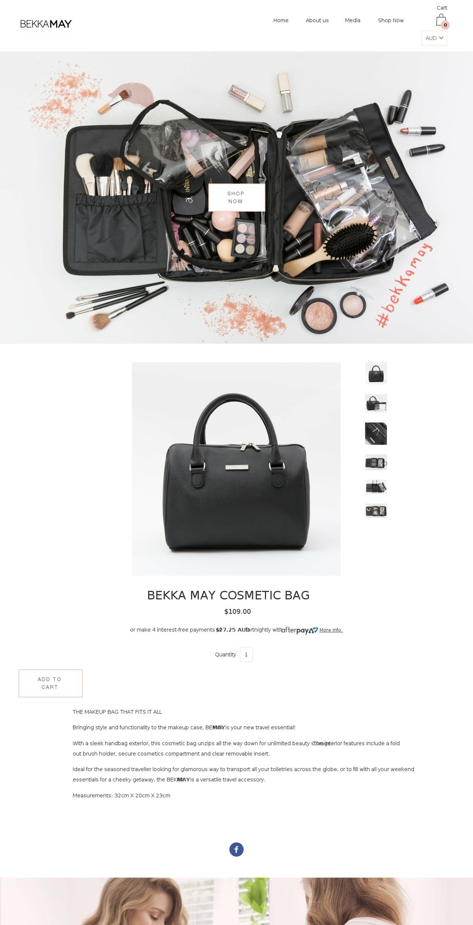 bekkamay.com — Shopify storefront screenshot