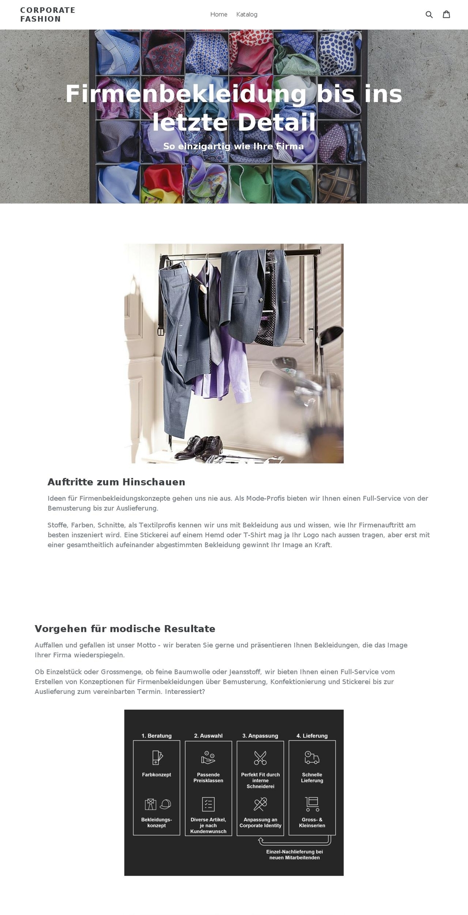 bekleidung.ch shopify website screenshot