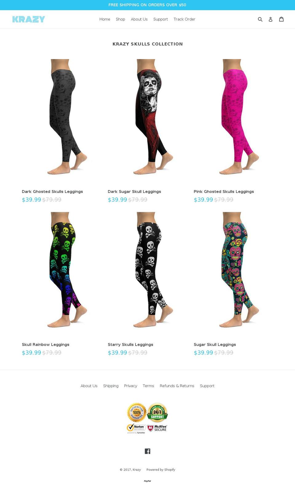 bekrazy.com shopify website screenshot