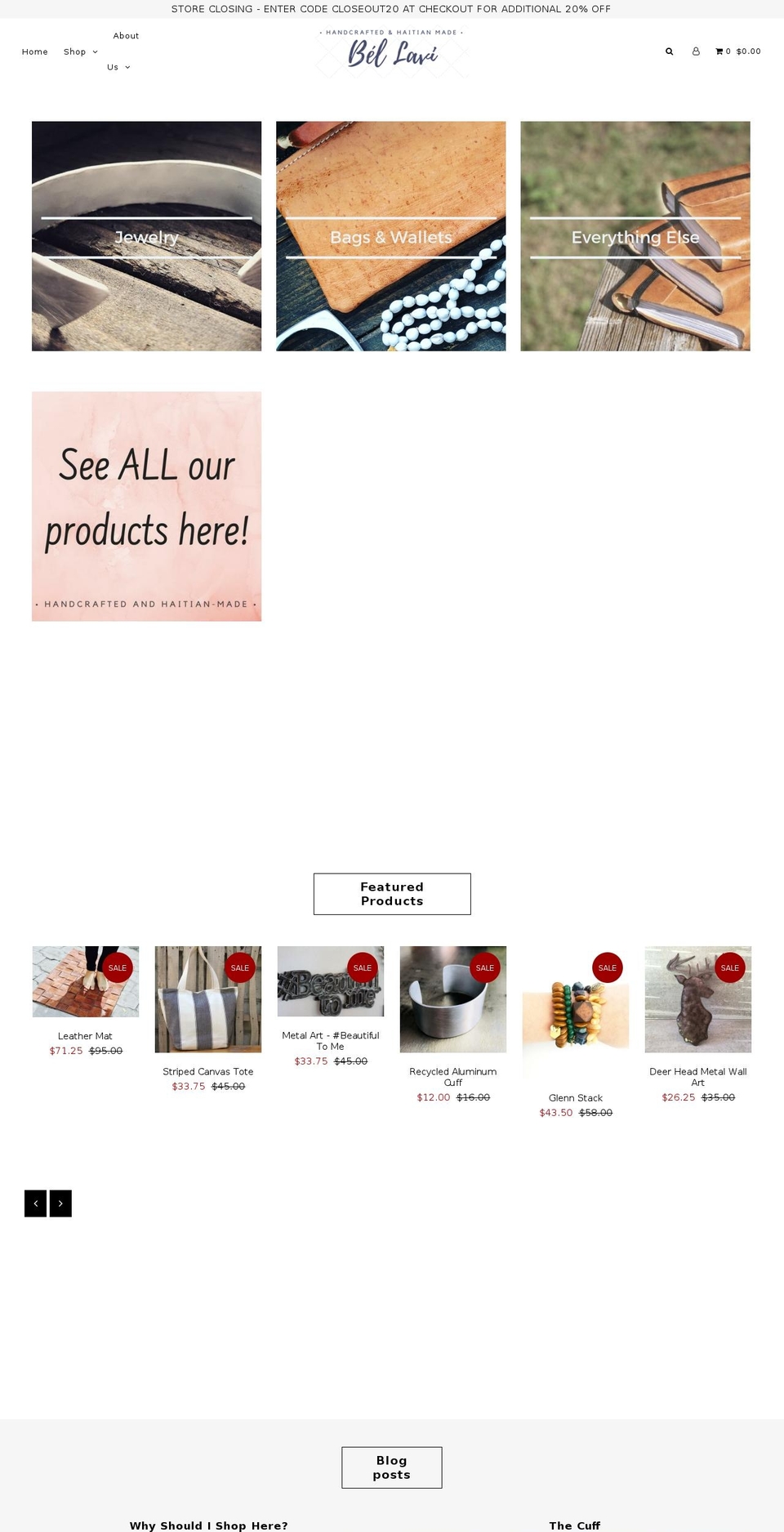 bel-lavi.com — Shopify storefront screenshot