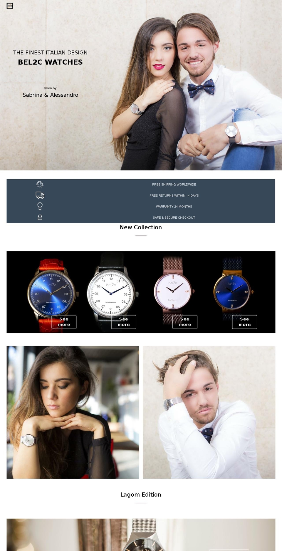 bel2c.com — Shopify storefront screenshot