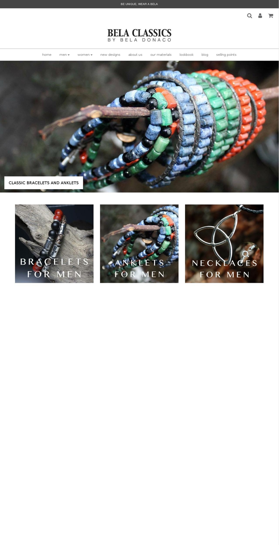 beladonaco.com shopify website screenshot