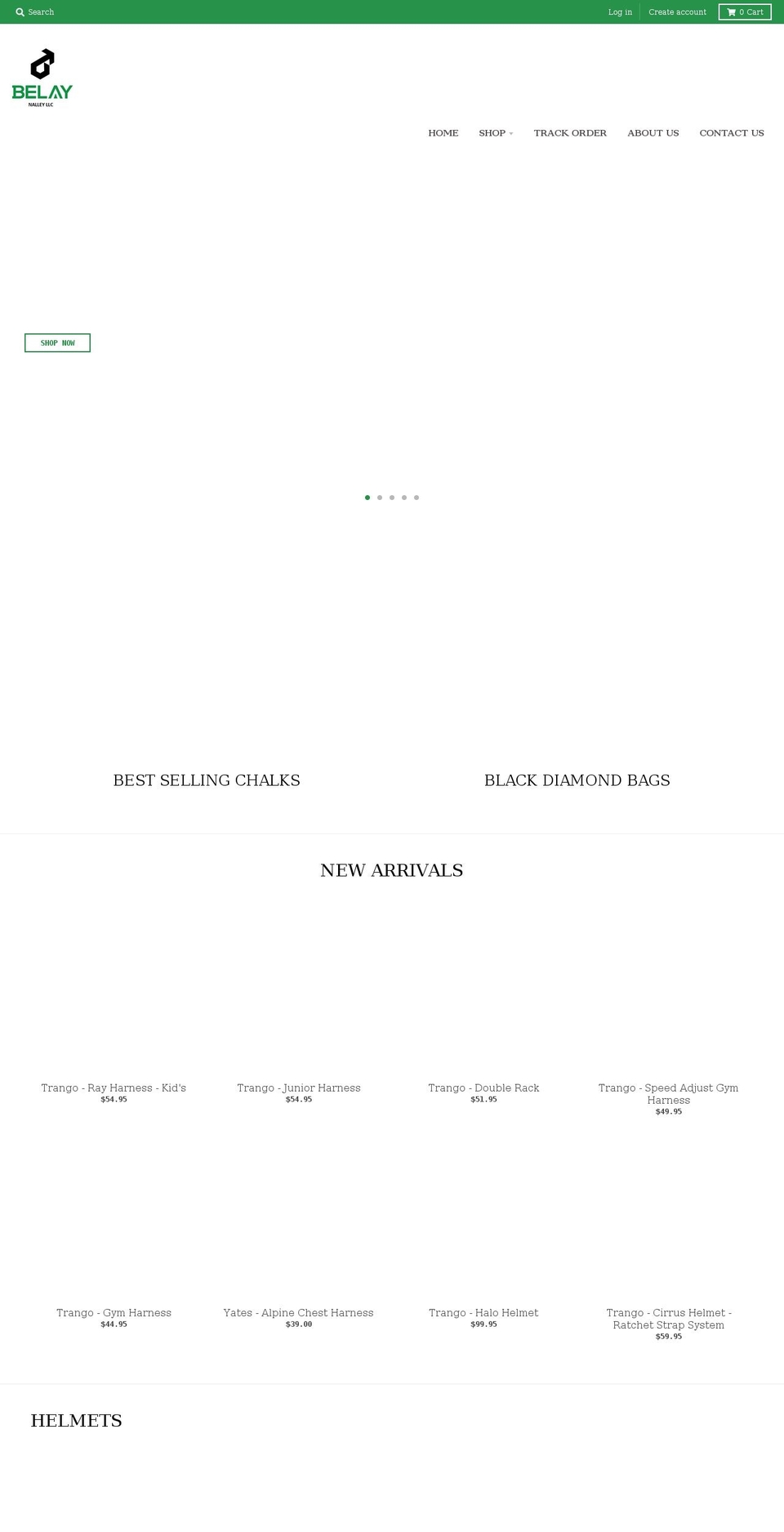 belaysports.com shopify website screenshot