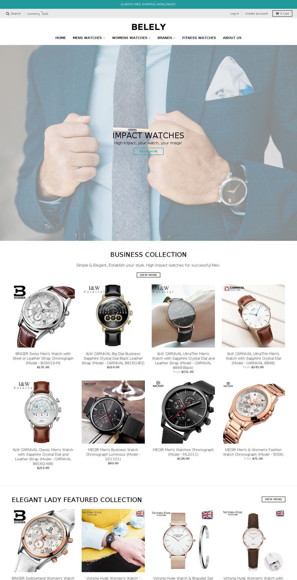 belely.com shopify website screenshot