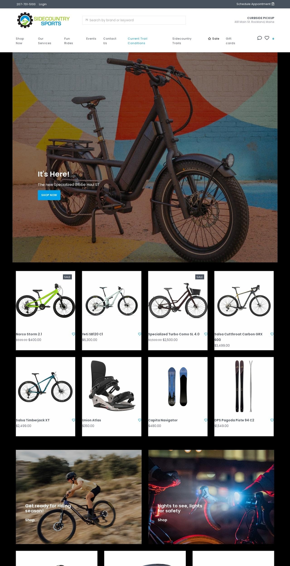 belfastbikes.com — Shopify storefront screenshot