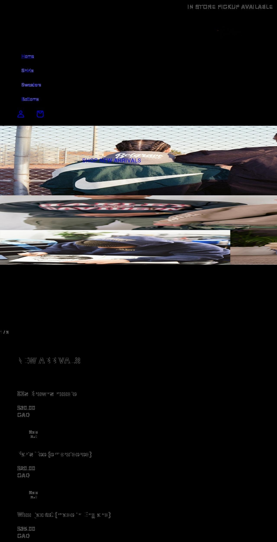 belgrave.ca shopify website screenshot