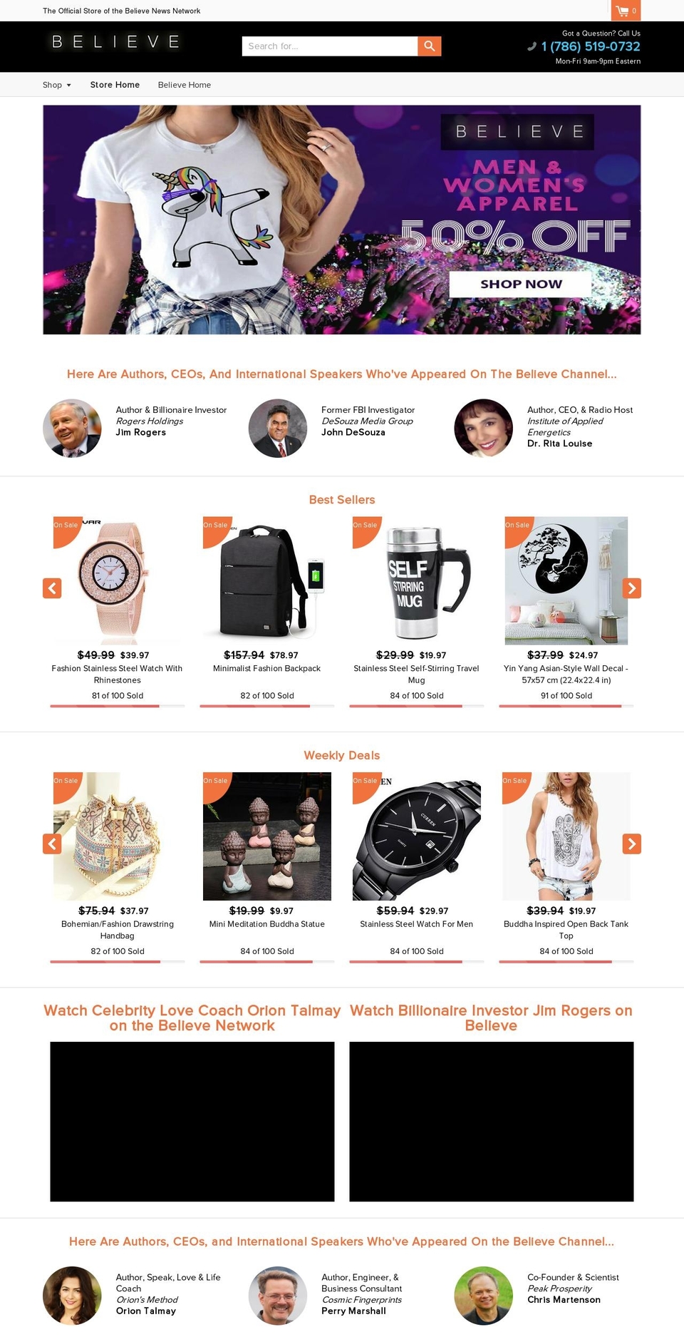 believelovesyou.com — Shopify storefront screenshot