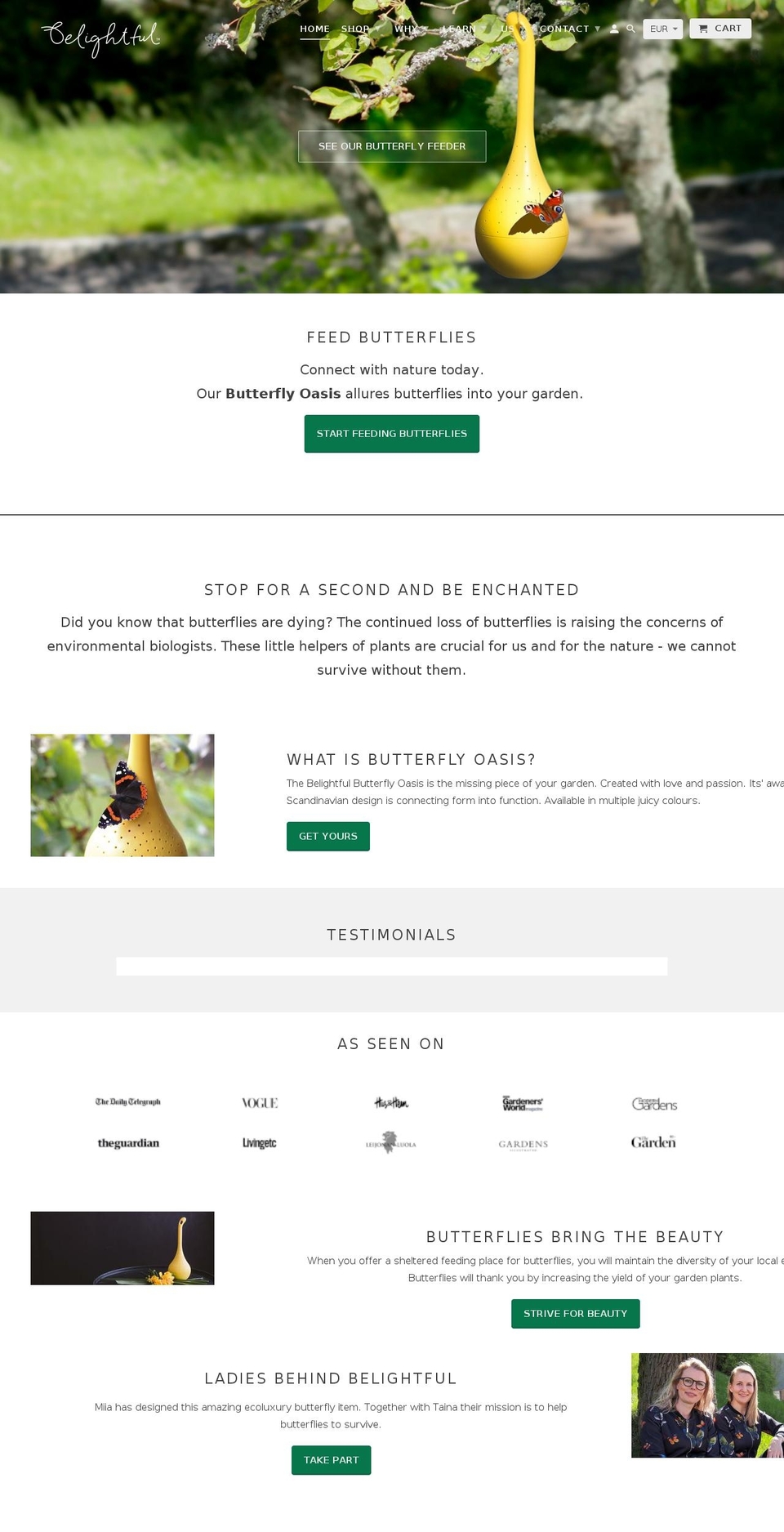 belightful.fi shopify website screenshot