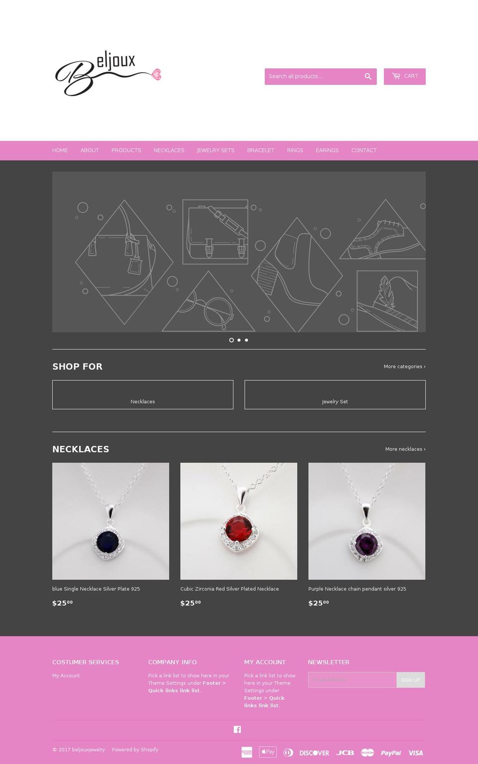 beljoux.com shopify website screenshot