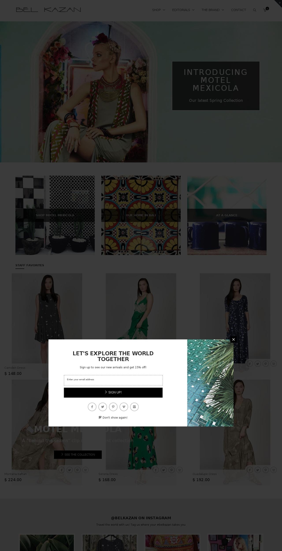 belkazan.com shopify website screenshot