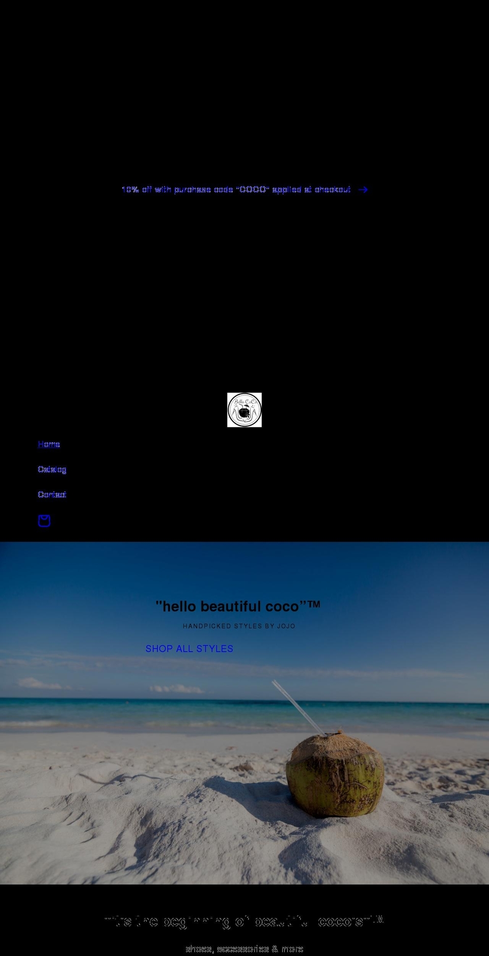 bella-coco.com shopify website screenshot