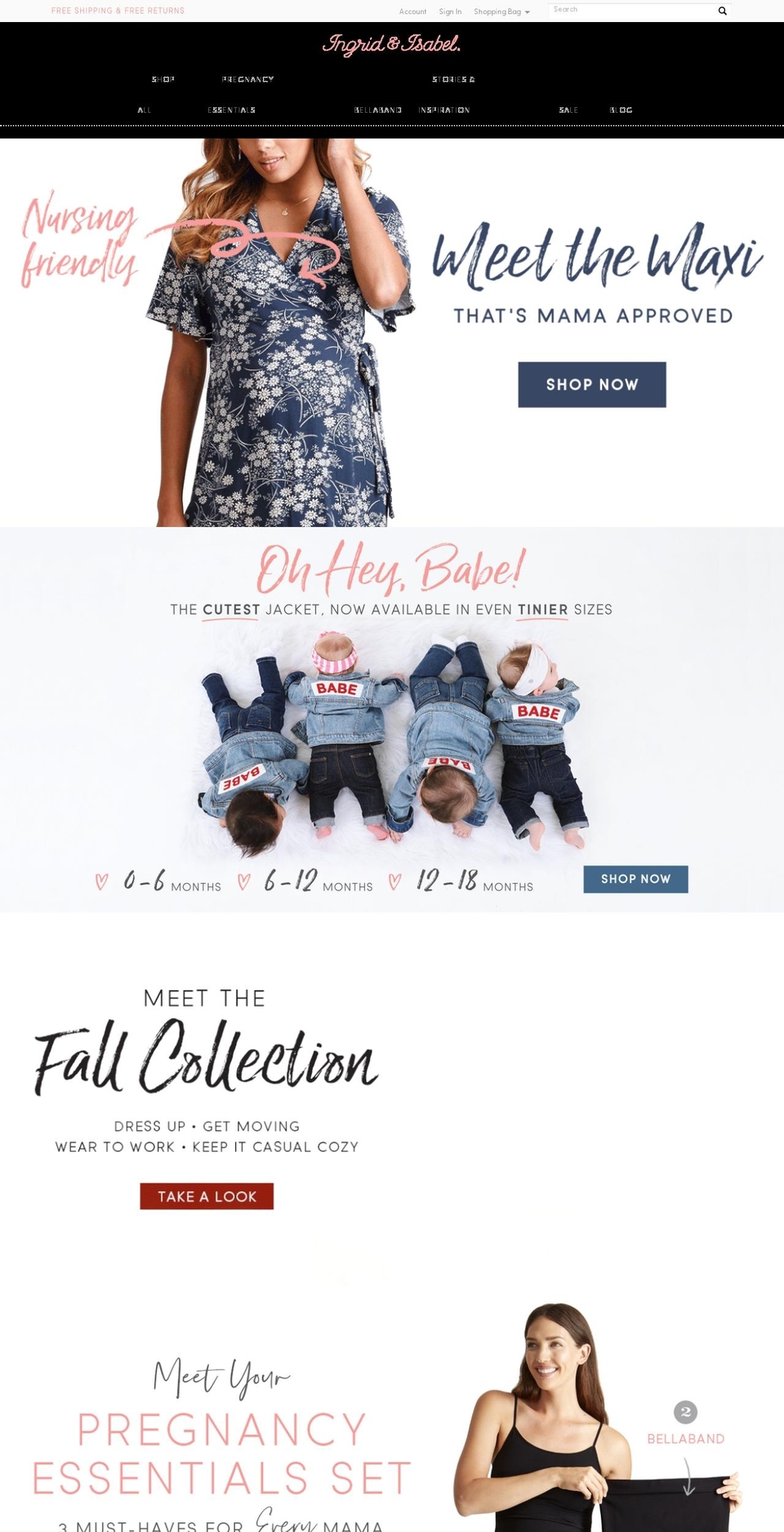 Ingrid \u0026 Isabel [Live] Shopify theme site example bellaband.org