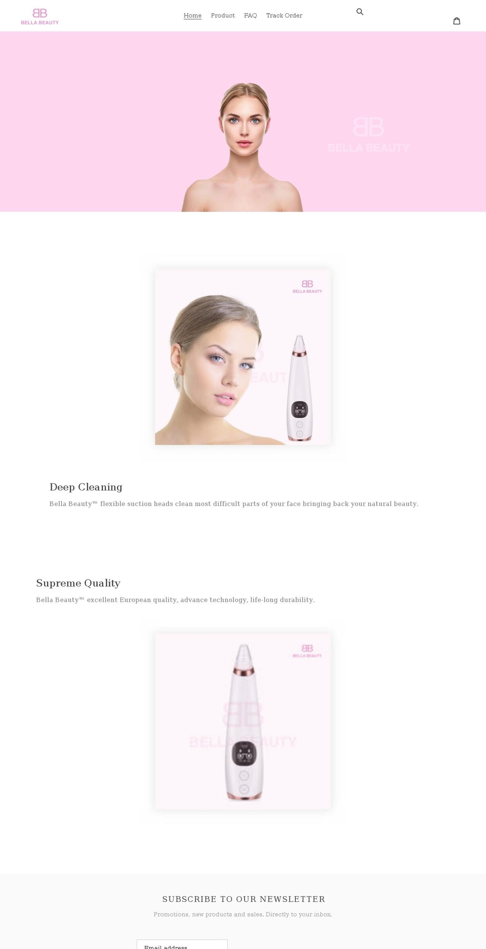 bellabeauty.shop shopify website screenshot