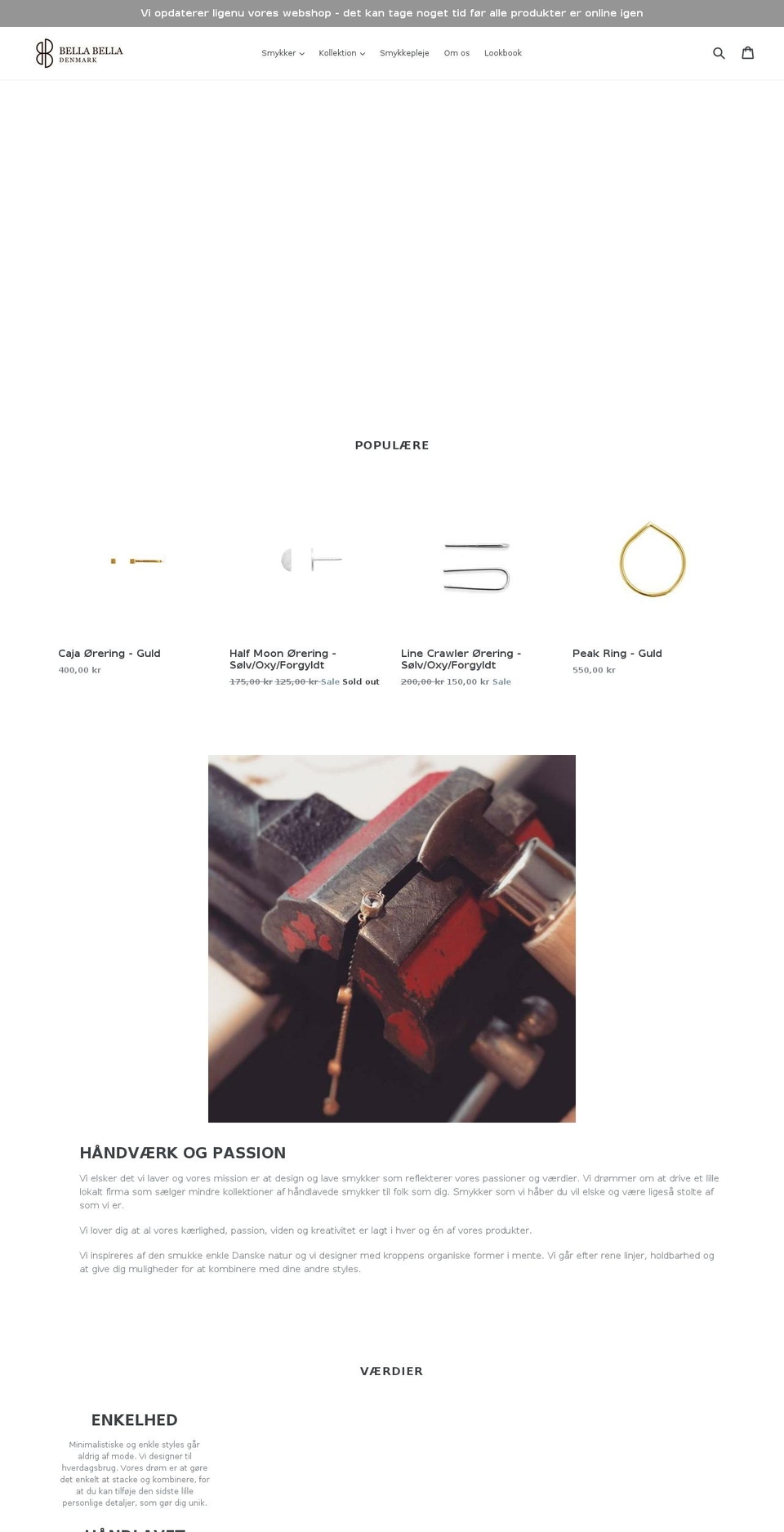 bellabella-denmark.com shopify website screenshot
