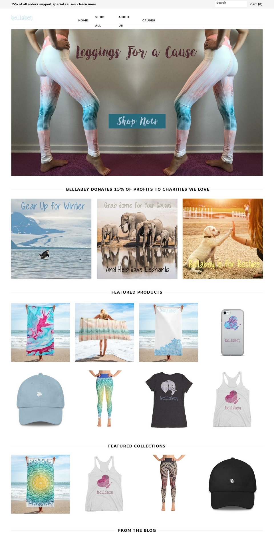 bellabey.com — Shopify storefront screenshot