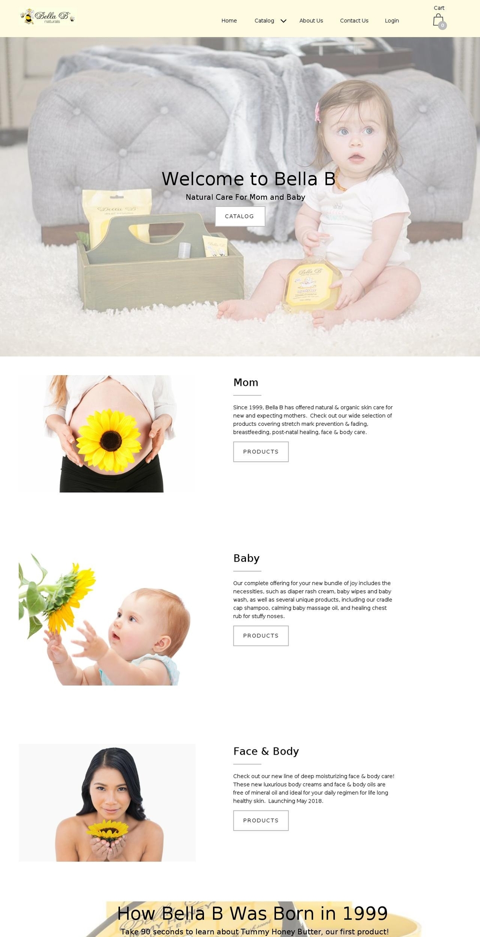 bellabnaturals.com shopify website screenshot