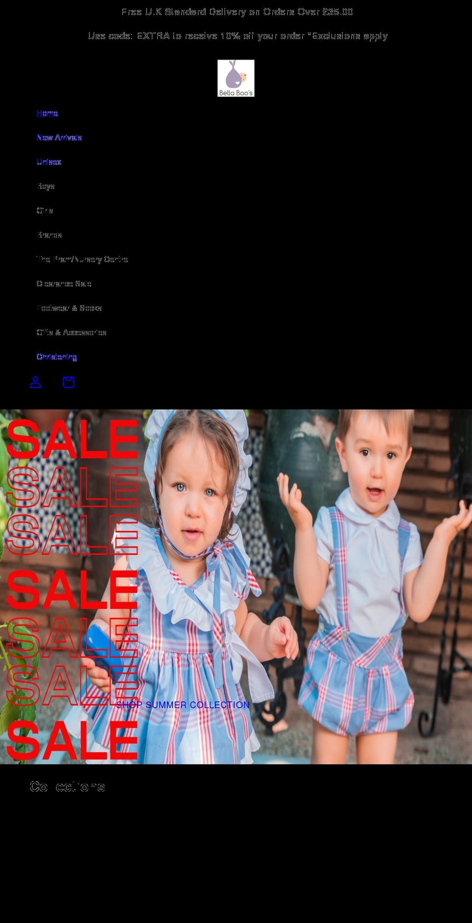 bellaboosbaby.com shopify website screenshot