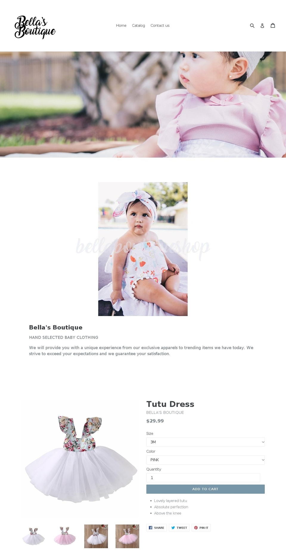bellaboutiqueshop.com — Shopify storefront screenshot